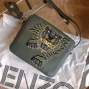 Kenzo Geo Tiger Crossbody Camera Bag